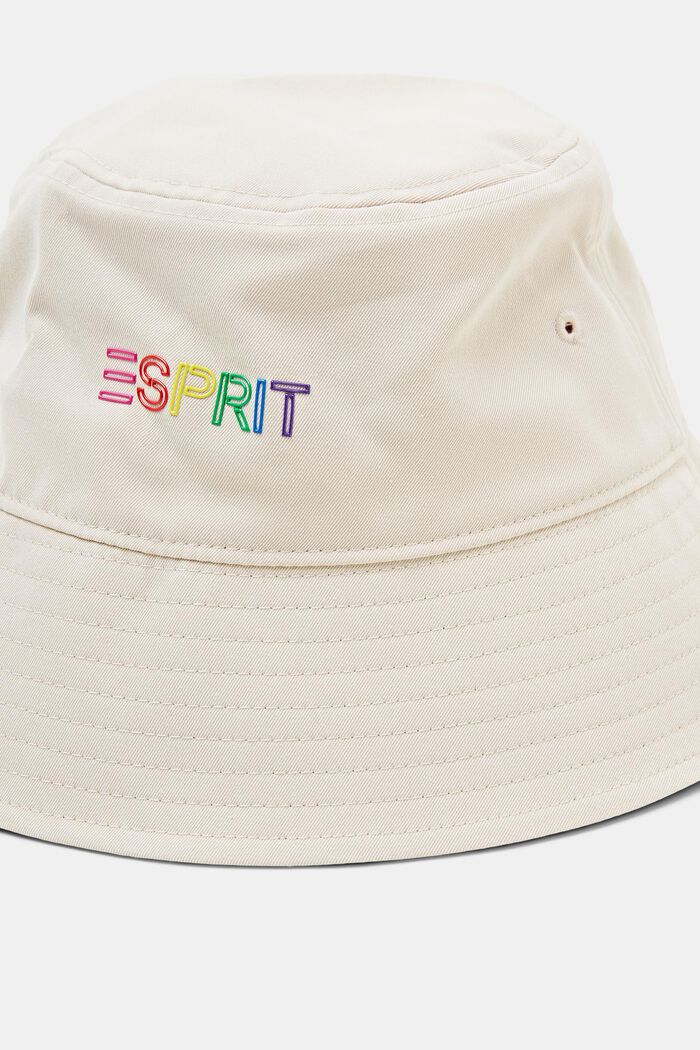 Bucket Hat aus Twill mit Applikation