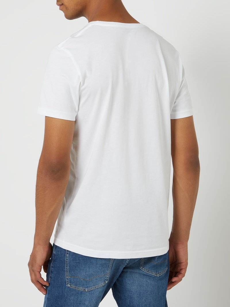 T-Shirt aus Baumwolle im 2er-Pack in weiß