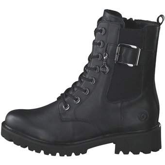 Remonte Schnürstiefelette in schwarz
