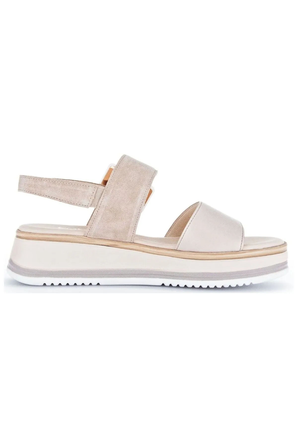 GABOR  Sandalette - Beige - Flacher Absatz