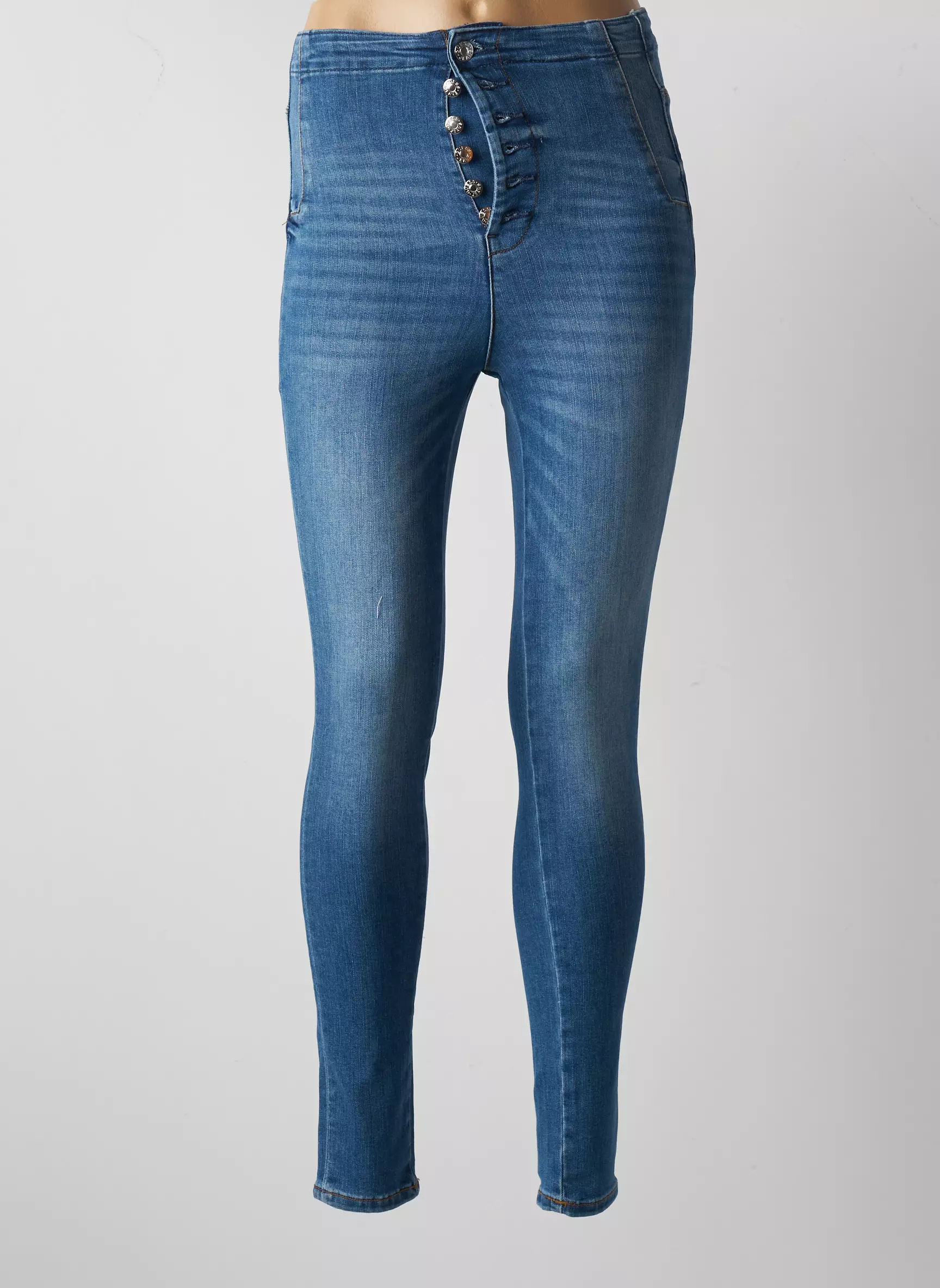 Guess Jeans Skinny Femme couleur bleu