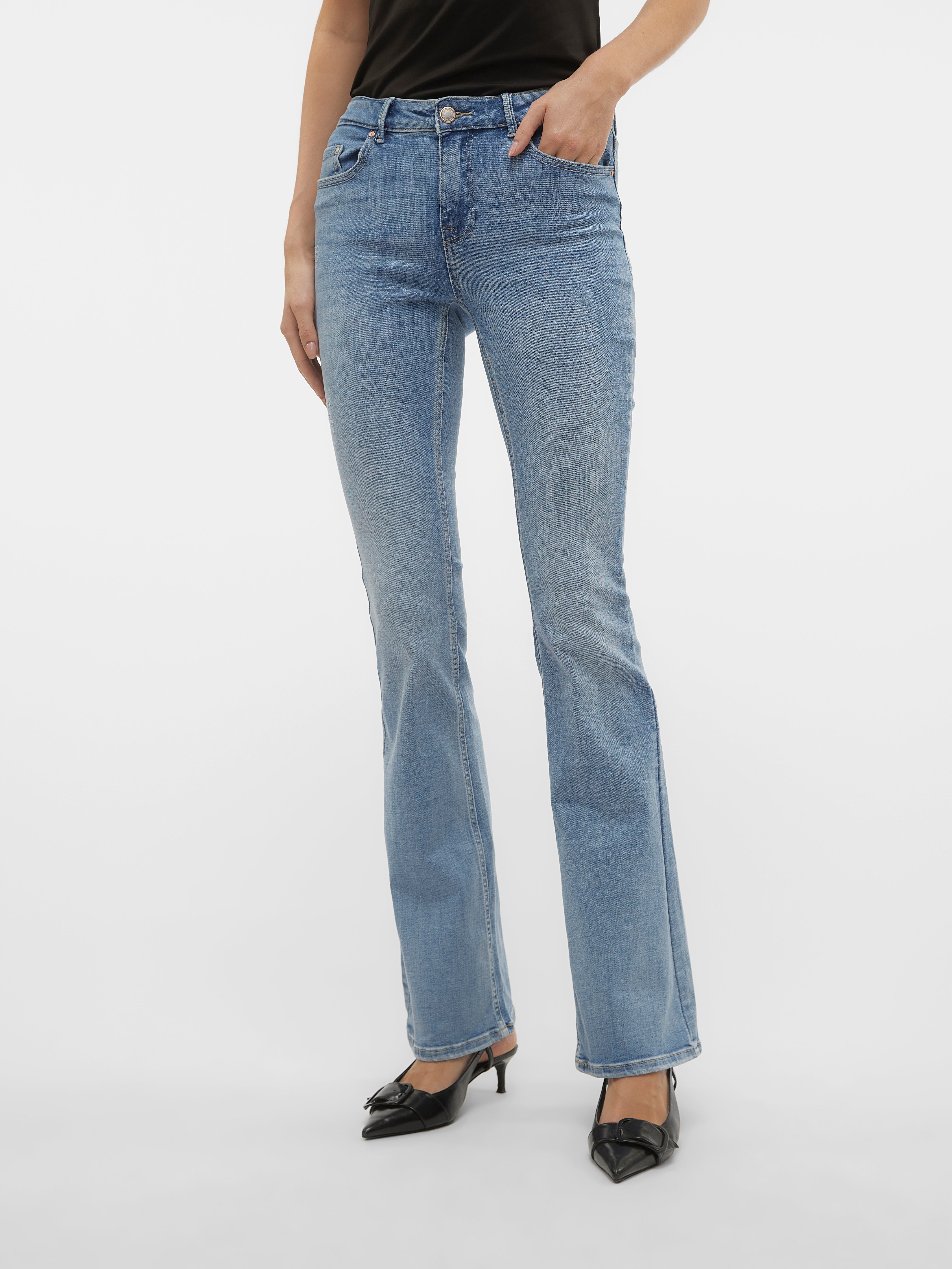 VMFLASH Mid Rise Ausgestellt Jeans