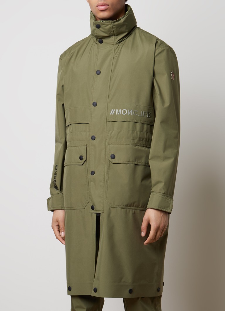 Moncler Steig parka with stowable collar and drawstring