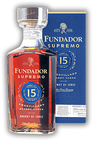 Fundador Supremo Solera Gran Reserva 15 Years Fundador Supremo Solera Gran Reserva 15 Years  Alter 15 J. - 0,7	 Liter - Vol 40%