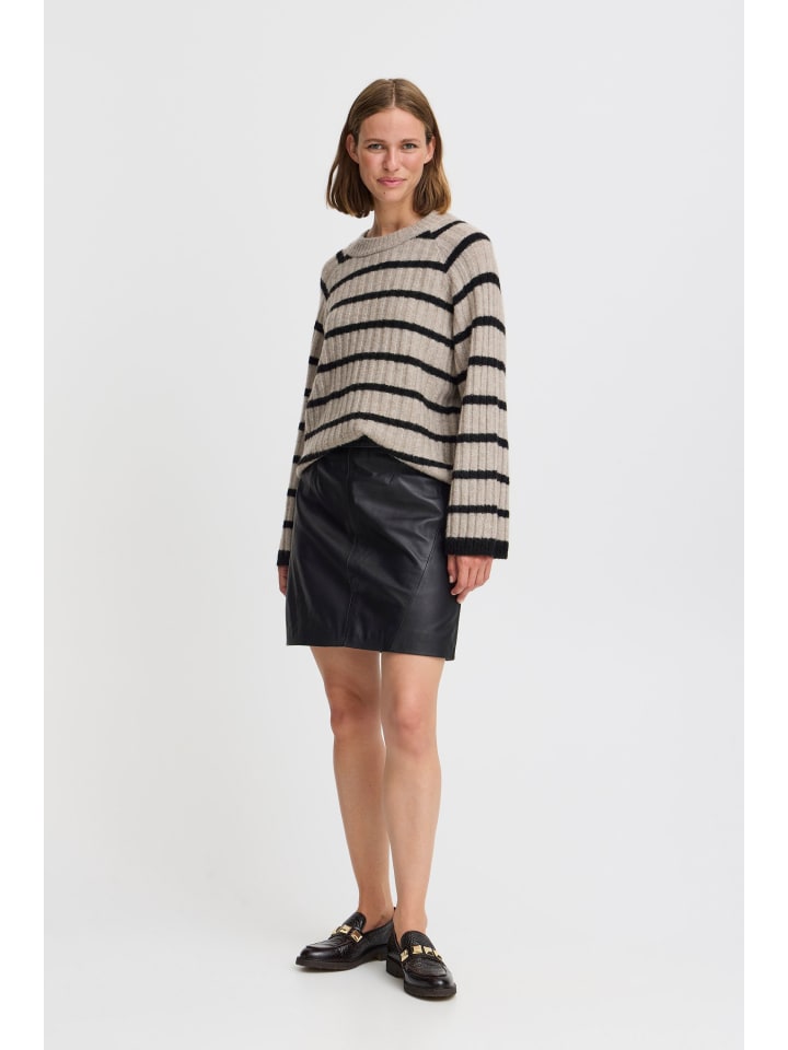 b.young Lederrock BYDARAN SKIRT 2 20815514 moderner Lederrock in Schwarz günstig kaufen