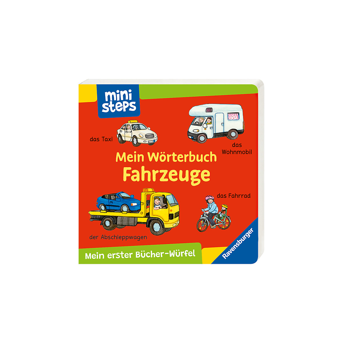 ministeps® Mein erster Bücher-Würfel: Meine ersten Wörter (Bücher-Set)