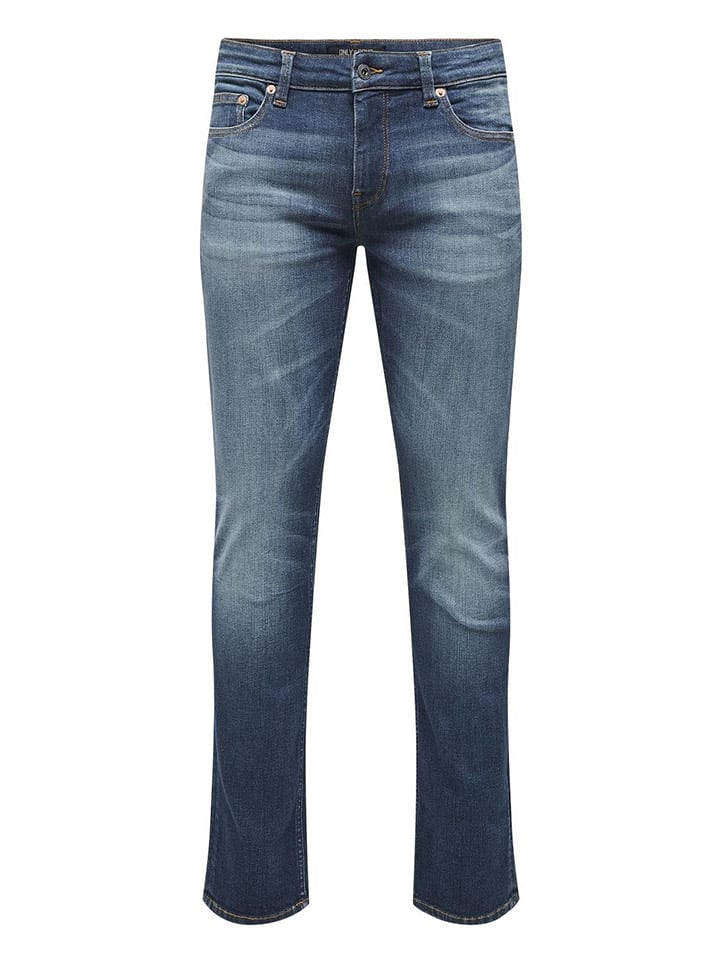 ONLY & SONS Jeans - Slim fit - in Dunkelblau günstig kaufen