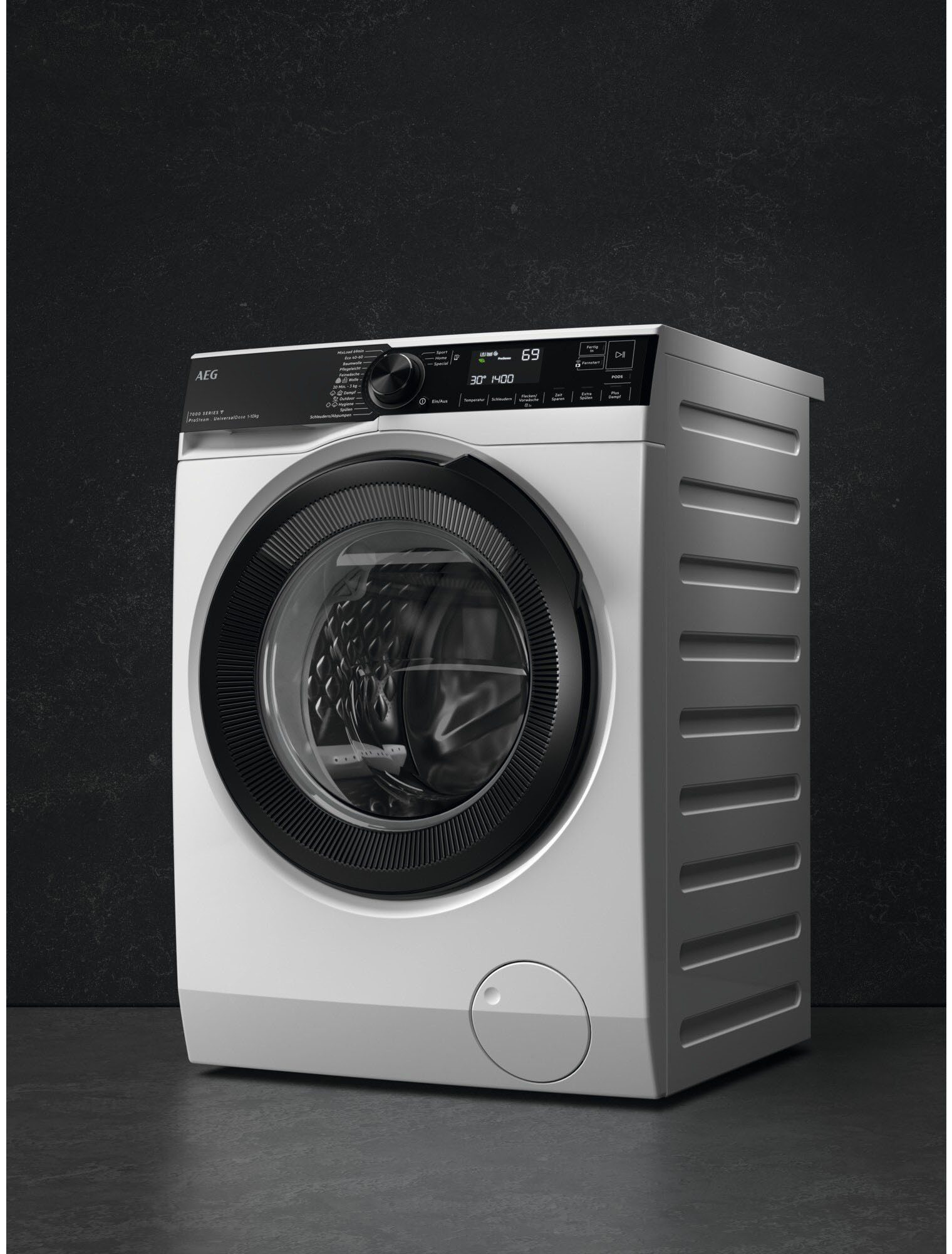 AEG Waschmaschine LR7E75400, 10 kg, 1400 U/min, ProSteam - Dampf-Programm für 96 % weniger Wasserverbrauch & Wifi