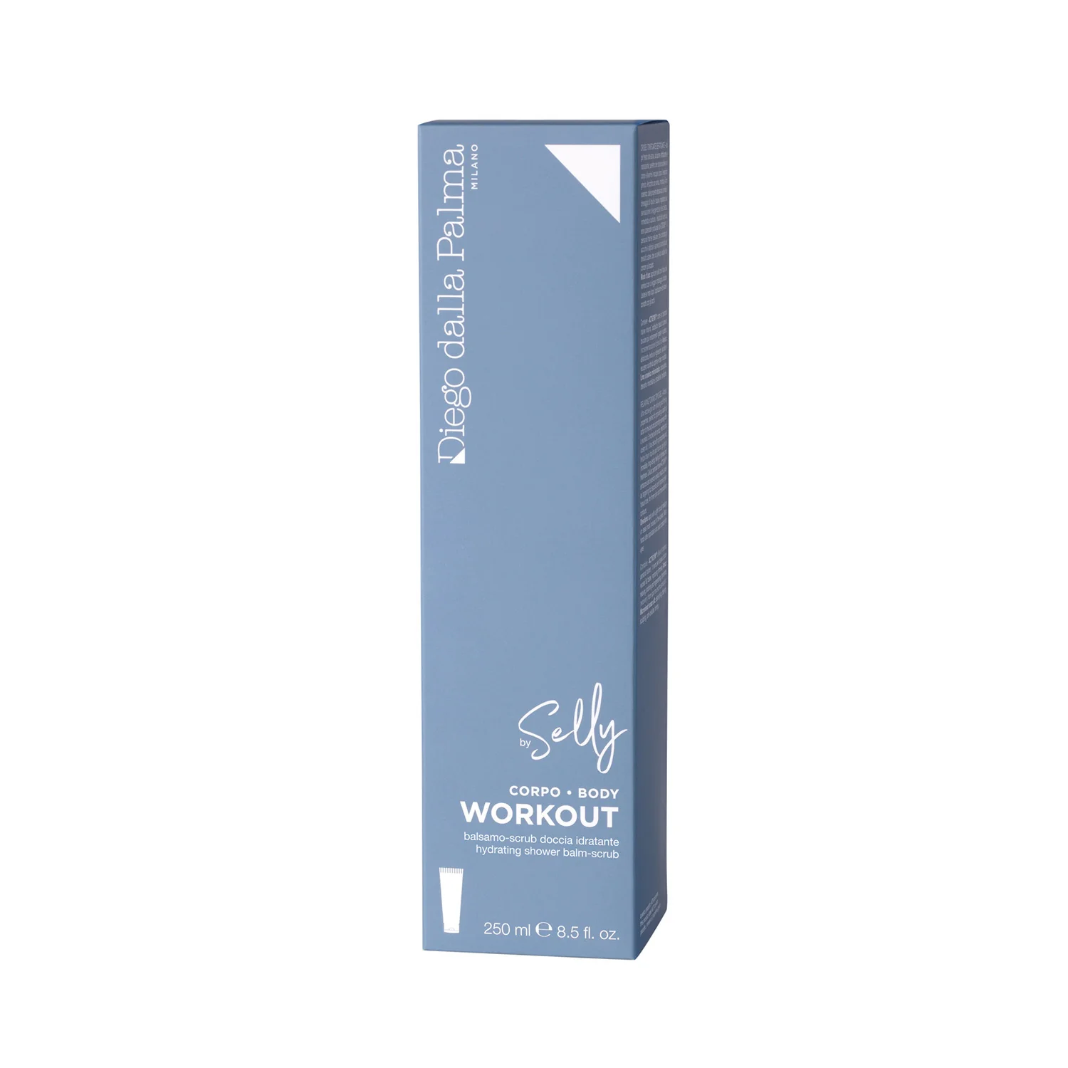 Drėkinamasis dušo balzamas-šveitiklis „Workout by Selly“ – šveičiamasis