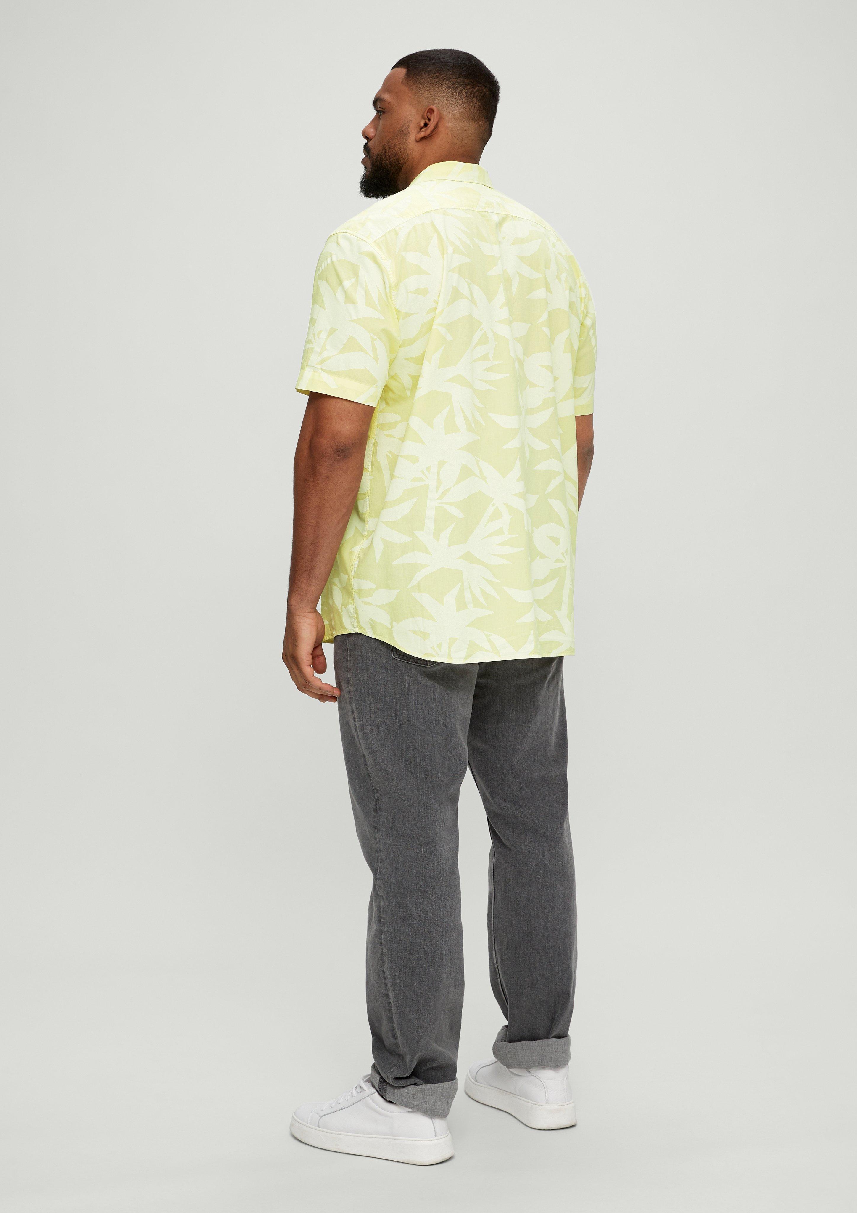 Popeline Hemd mit All-over-Print  2135532-70A2