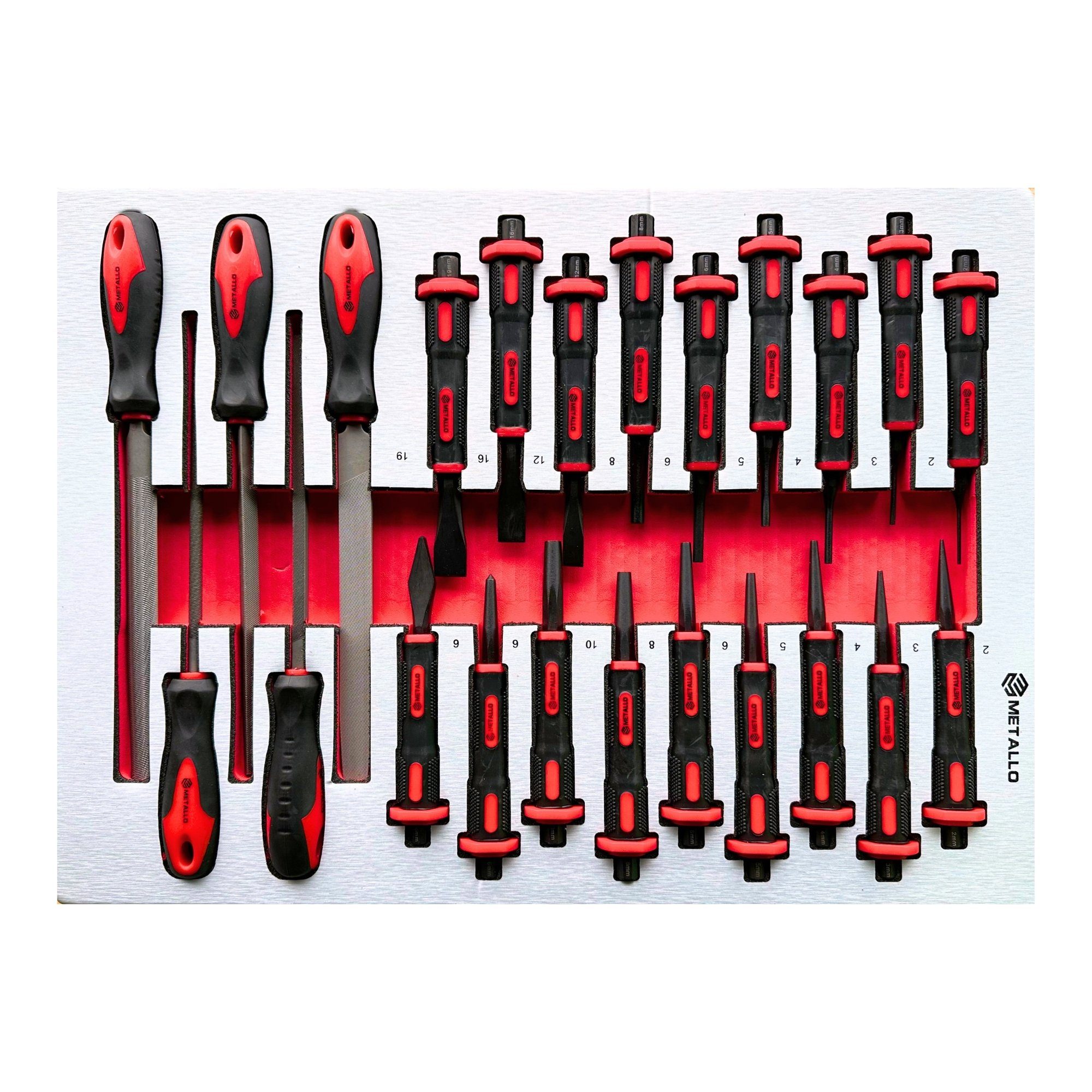 Toolcar Werkzeugwagen Toolcar Metallo Jumbo Pro Schwarz Rot Werkstattwagen Werkzeugwagen