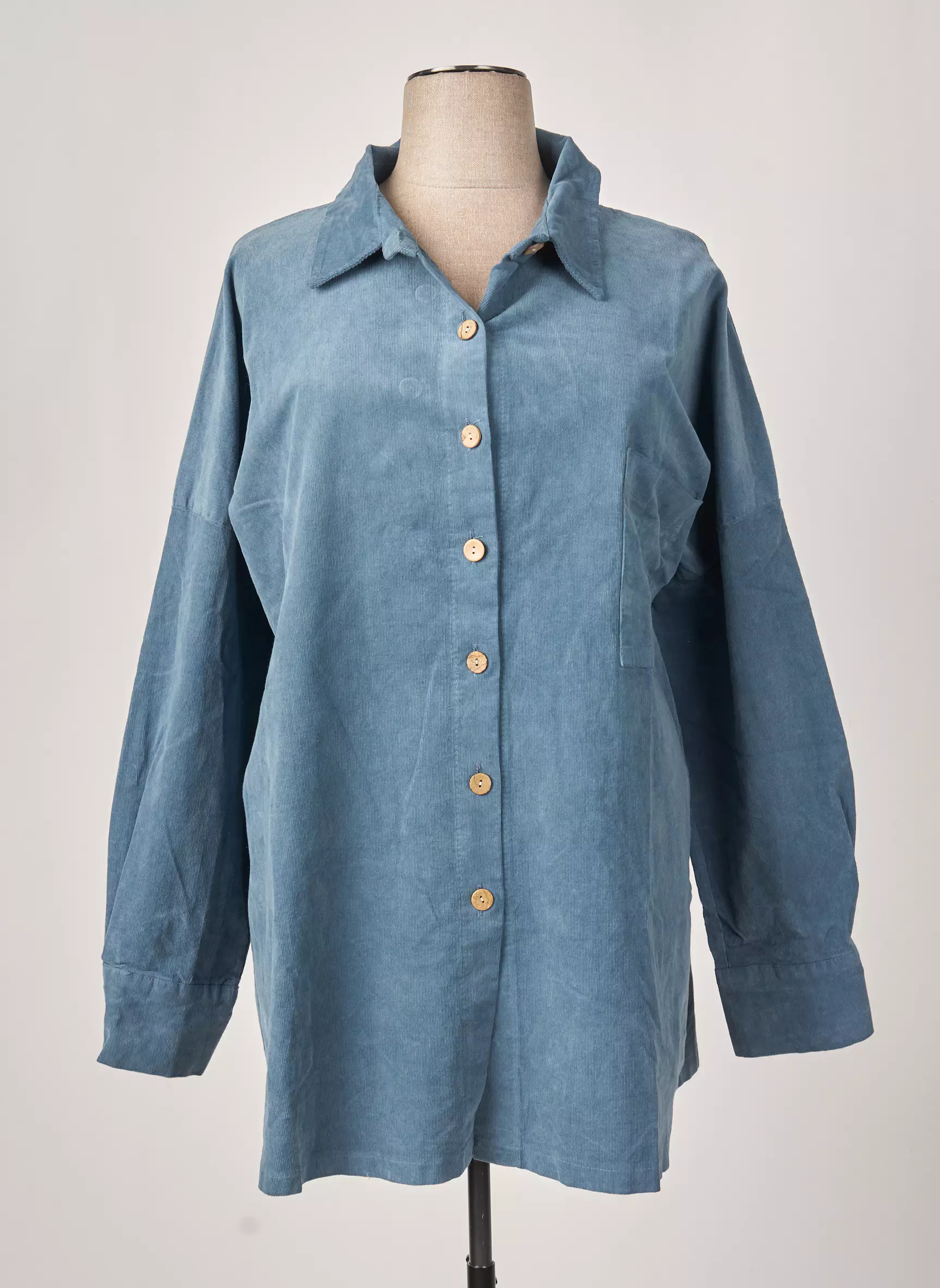 New Collection Vestecasual Femme couleur bleu