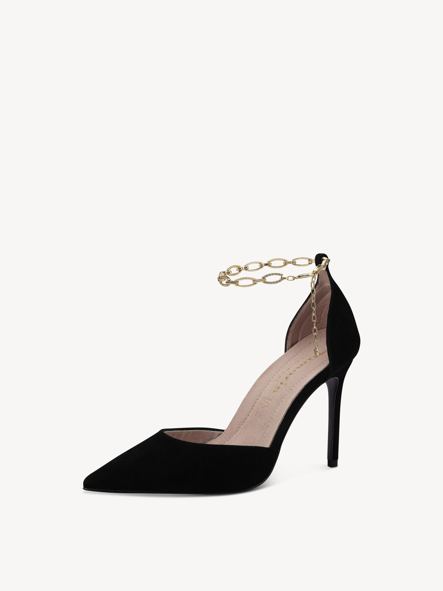 Escarpin en cuir - noir