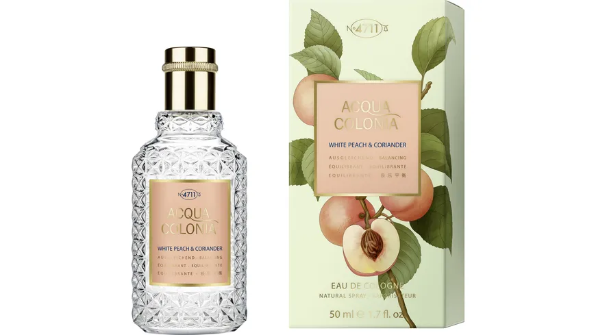 4711 ACQUA COLONIA White Peach & Coriander Eau de Cologne 50 ml