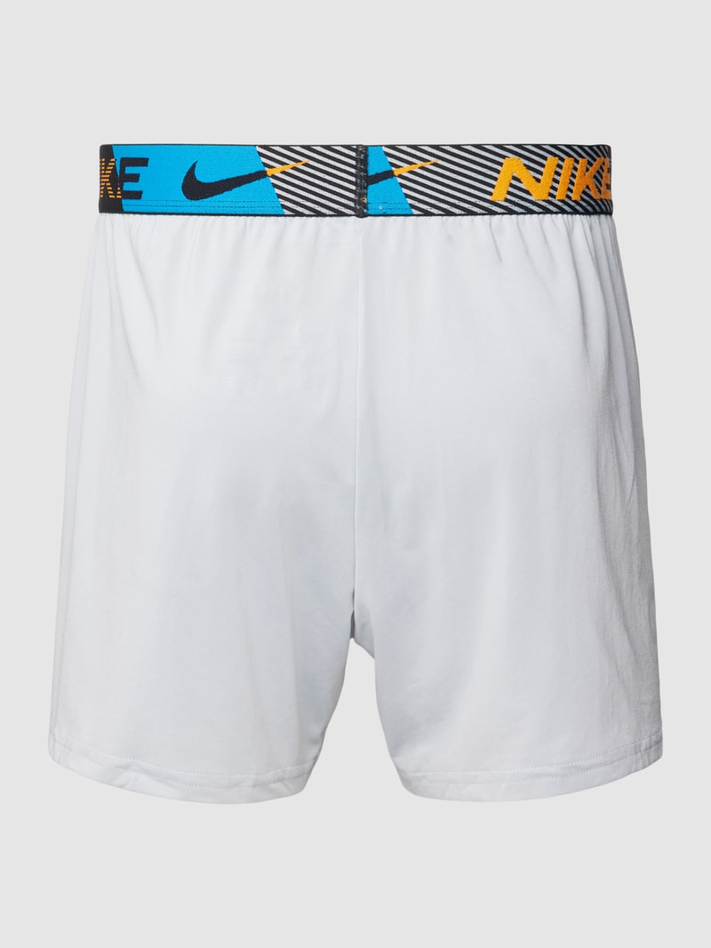 Boxershorts mit elastischem Logo-Bund in türkis