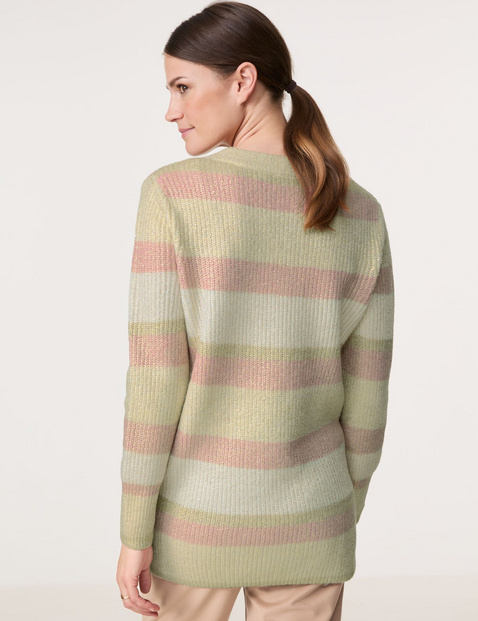 Longpullover mit Blockstreifen