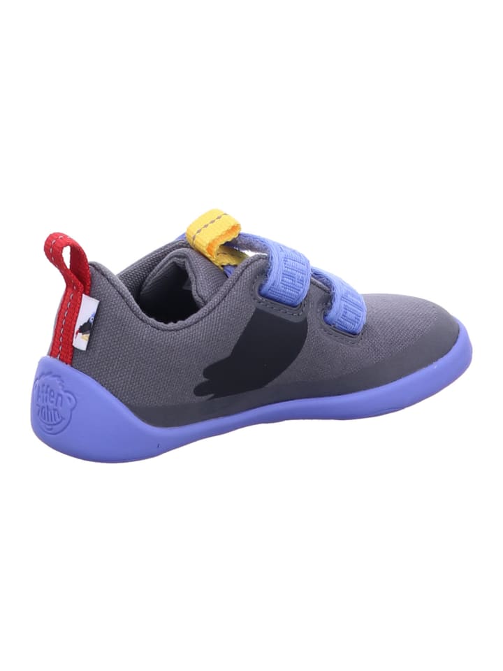 Affenzahn Jungen- Halbschuhe Halbschuh Baumwolle Lucky  Tukan in Grau günstig kaufen