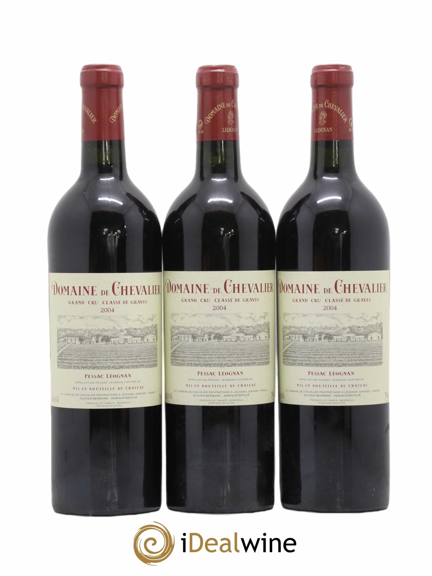 Domaine de Chevalier Cru Classé de Graves  2004 - Lot de 12 Bouteilles