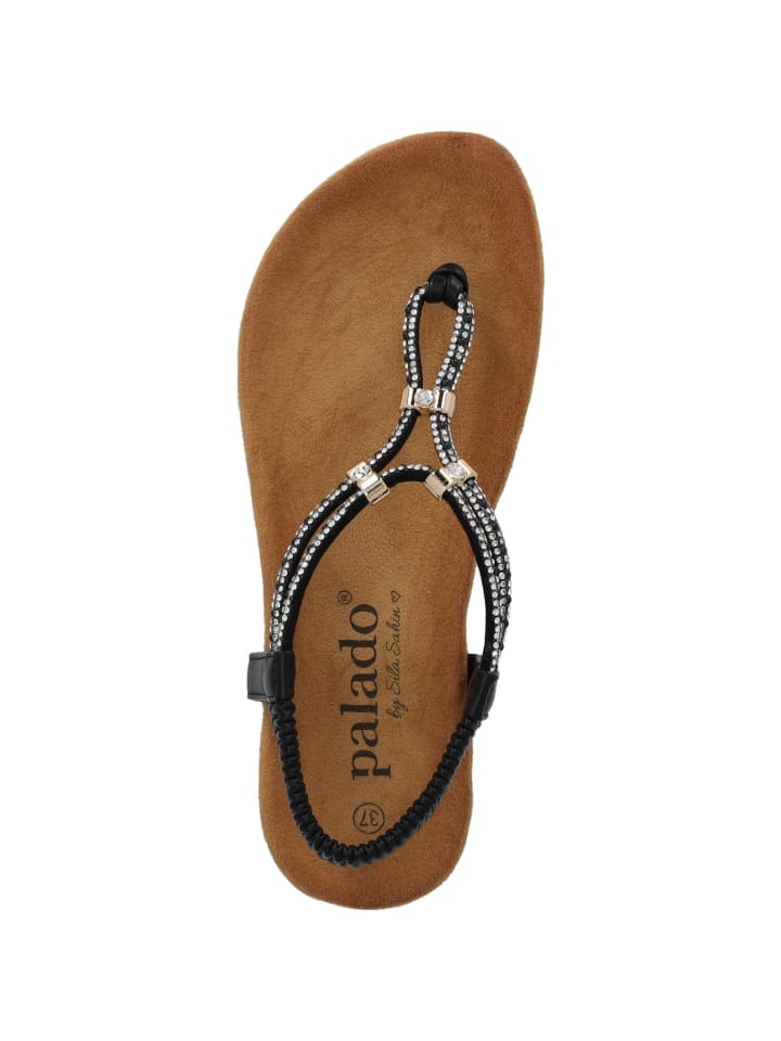palado Komfort-Sandalen in Schwarz günstig kaufen