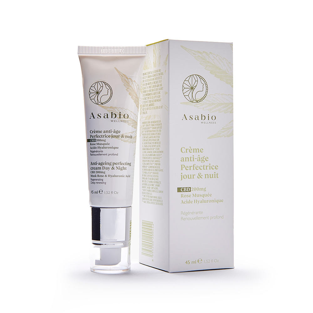 asabio Crème Anti Age Perfectrice Jour et Nuit Traitement Anti-âge Jour et Nuit