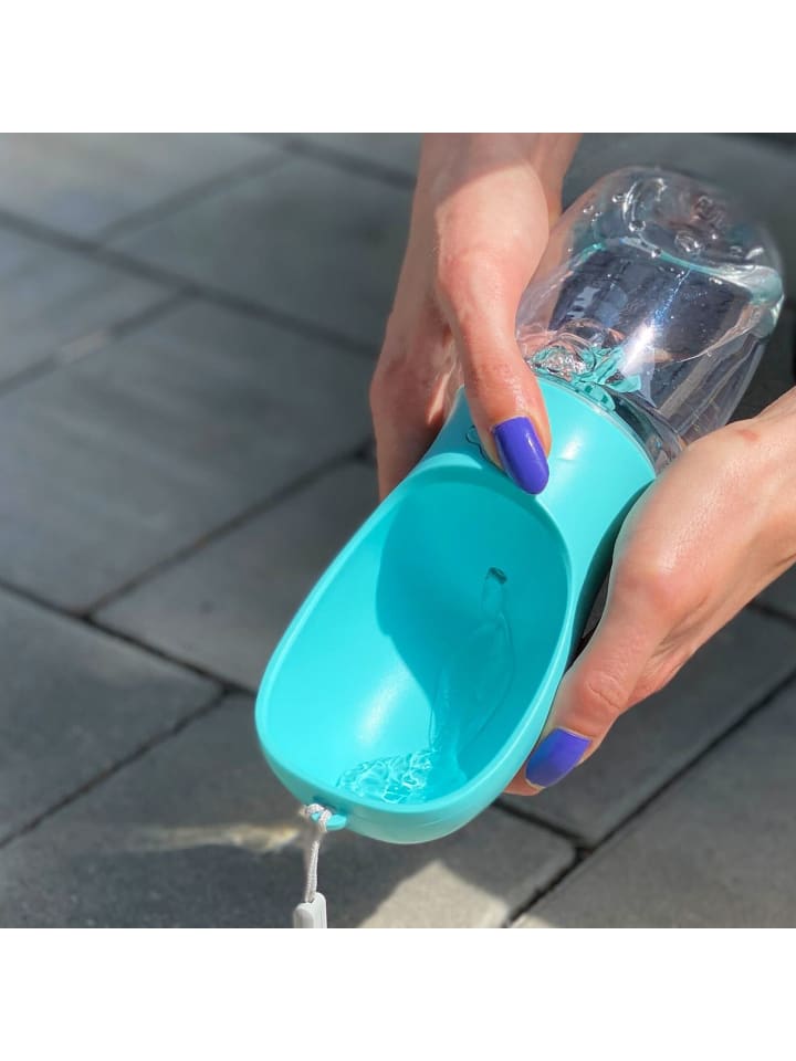 Intirilife Hunde Trinkflasche in Blau günstig kaufen onesize