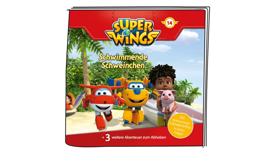 tonies - Hörfigur für die Toniebox: Super Wings: Schwimmende Schweinchen