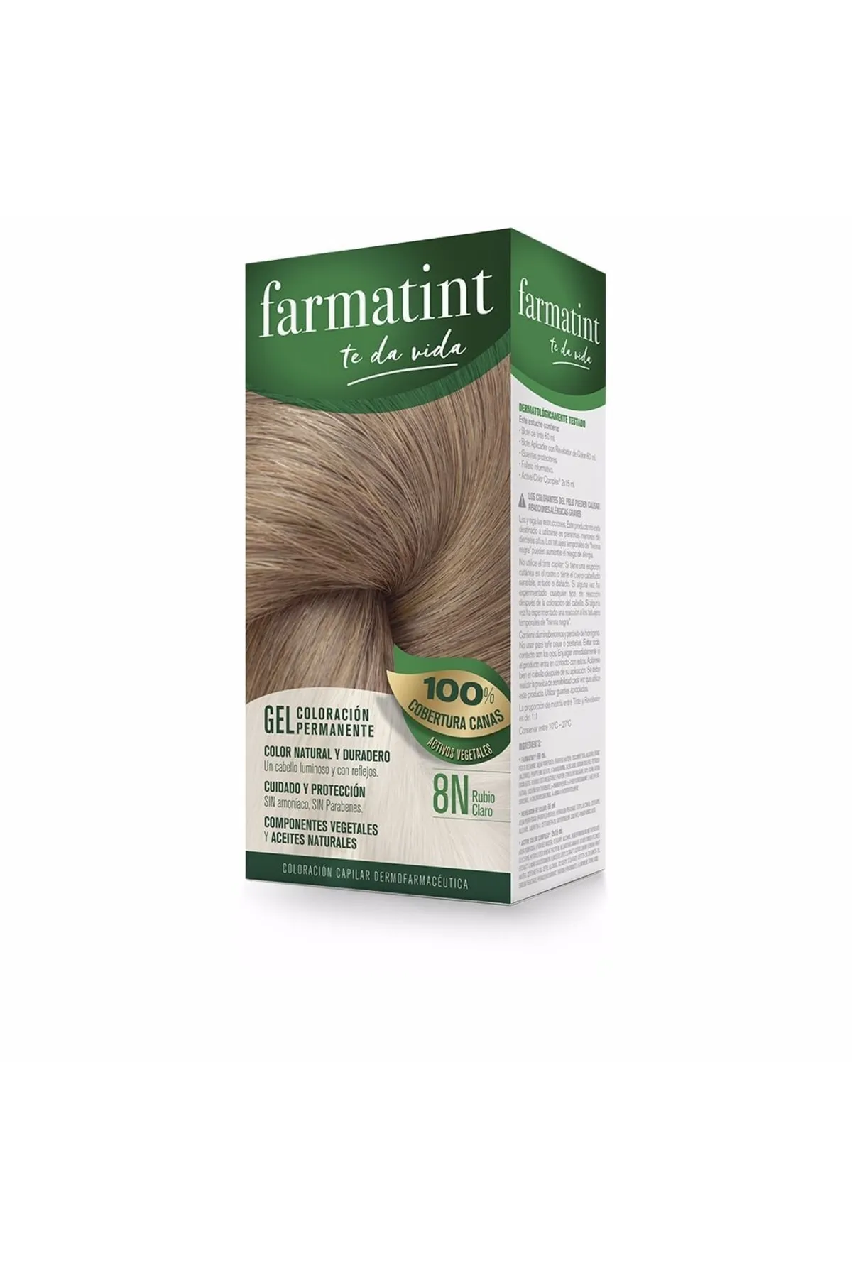 Farmatint  Gel Coloración Permanente #8n-rubio Claro Farmatint