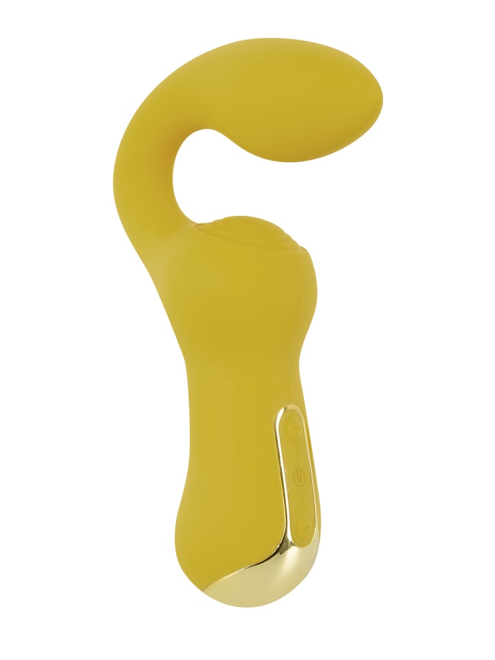 Your new favorite Vibrator Double Vibrator in gelb günstig kaufen 18,5 cm