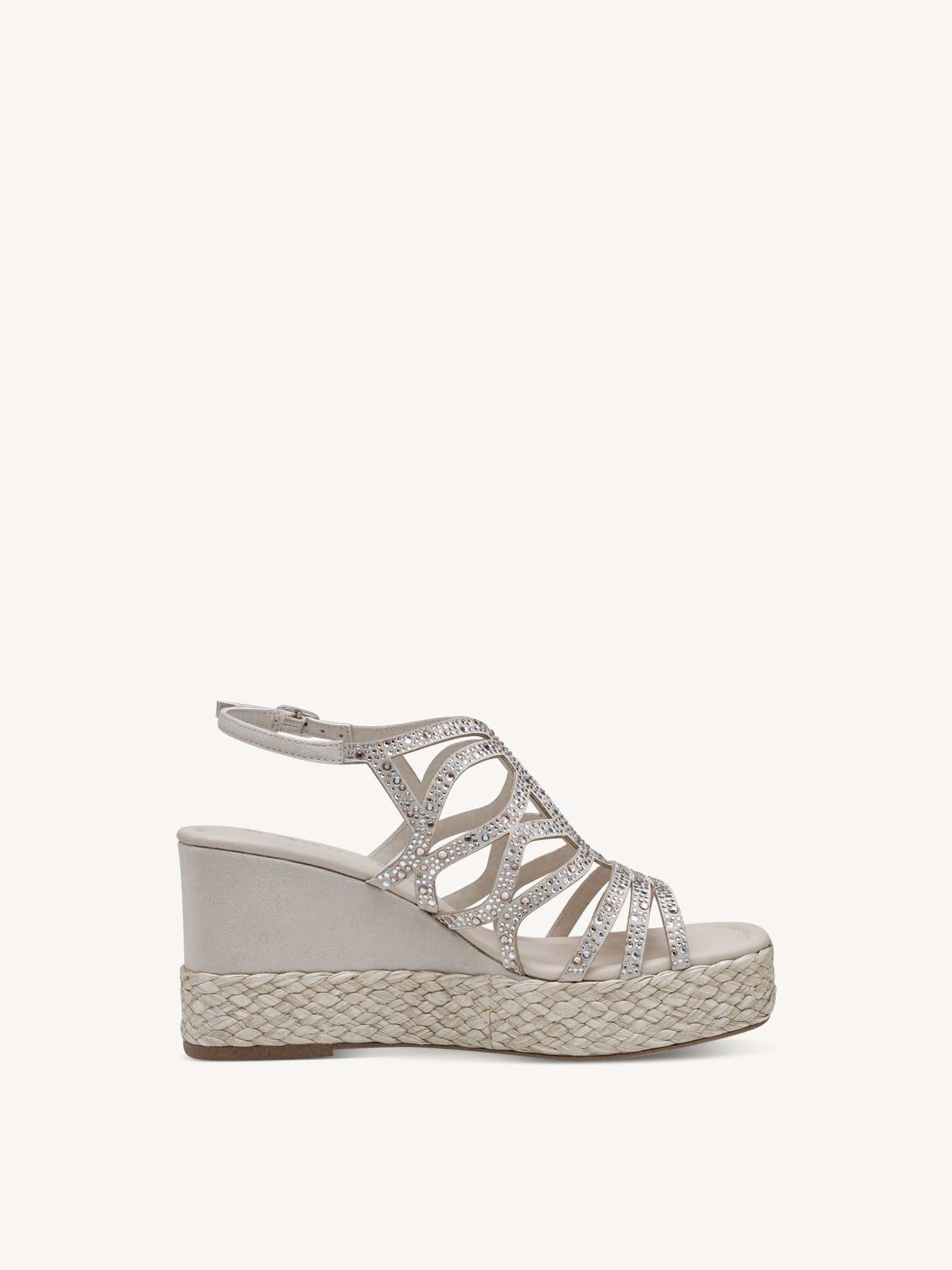 Sandale à talon - beige