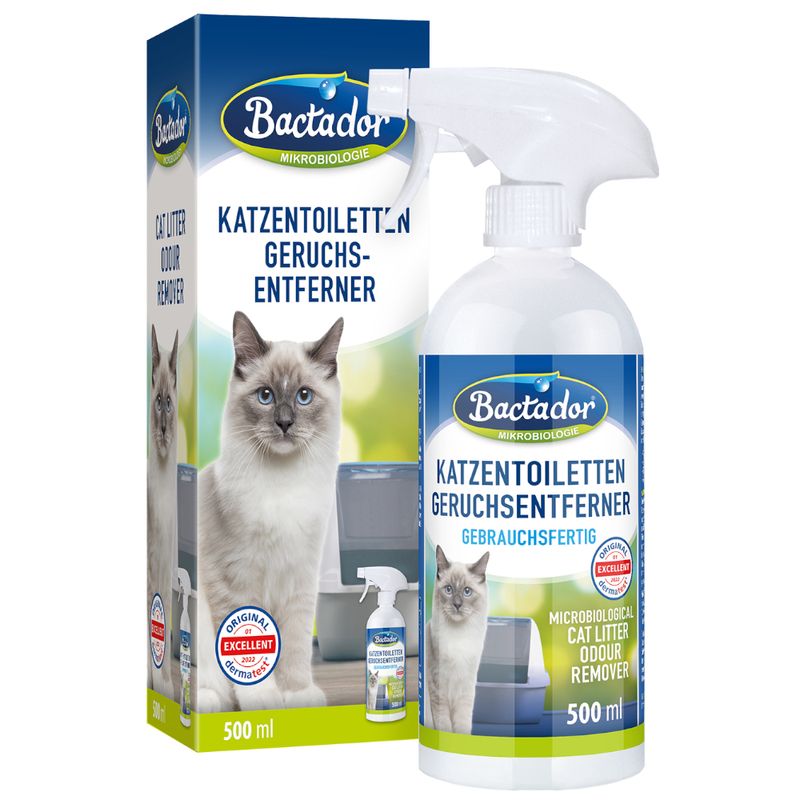 Bactador Katzen-Toiletten Geruchsentferner