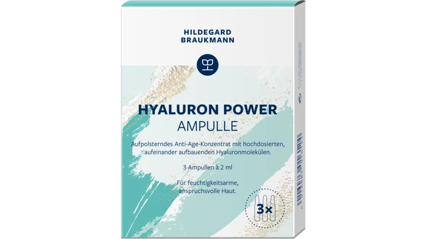 HILDEGARD BRAUKMANN LIMITIERTE EDITIONEN Hyaluron Power Ampulle 3x2ml 6 ml