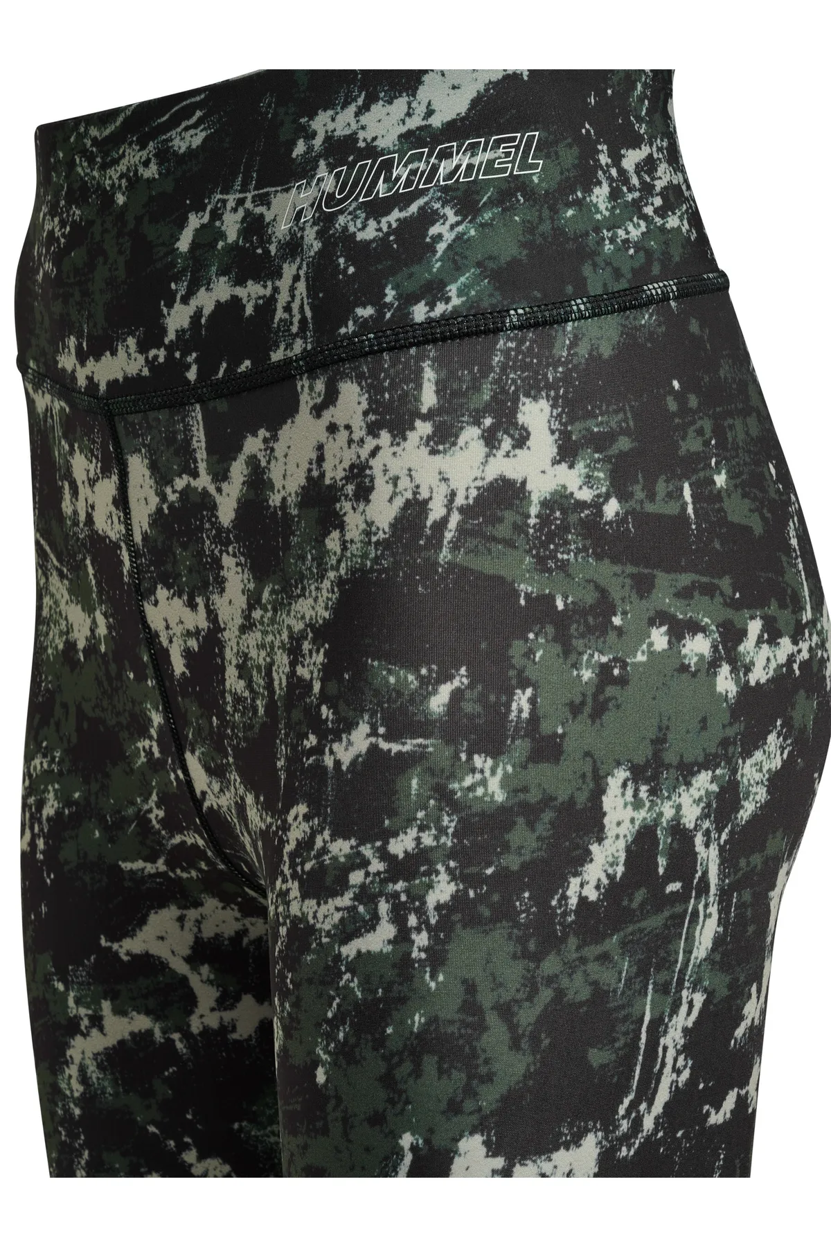 hummel  Sport-Leggings - Grün - Mittlerer Bund