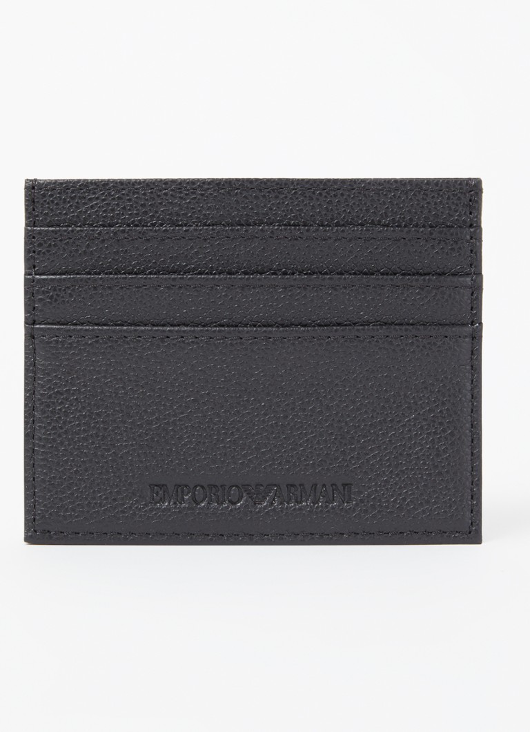Portofel din piele cu logo Emporio Armani
