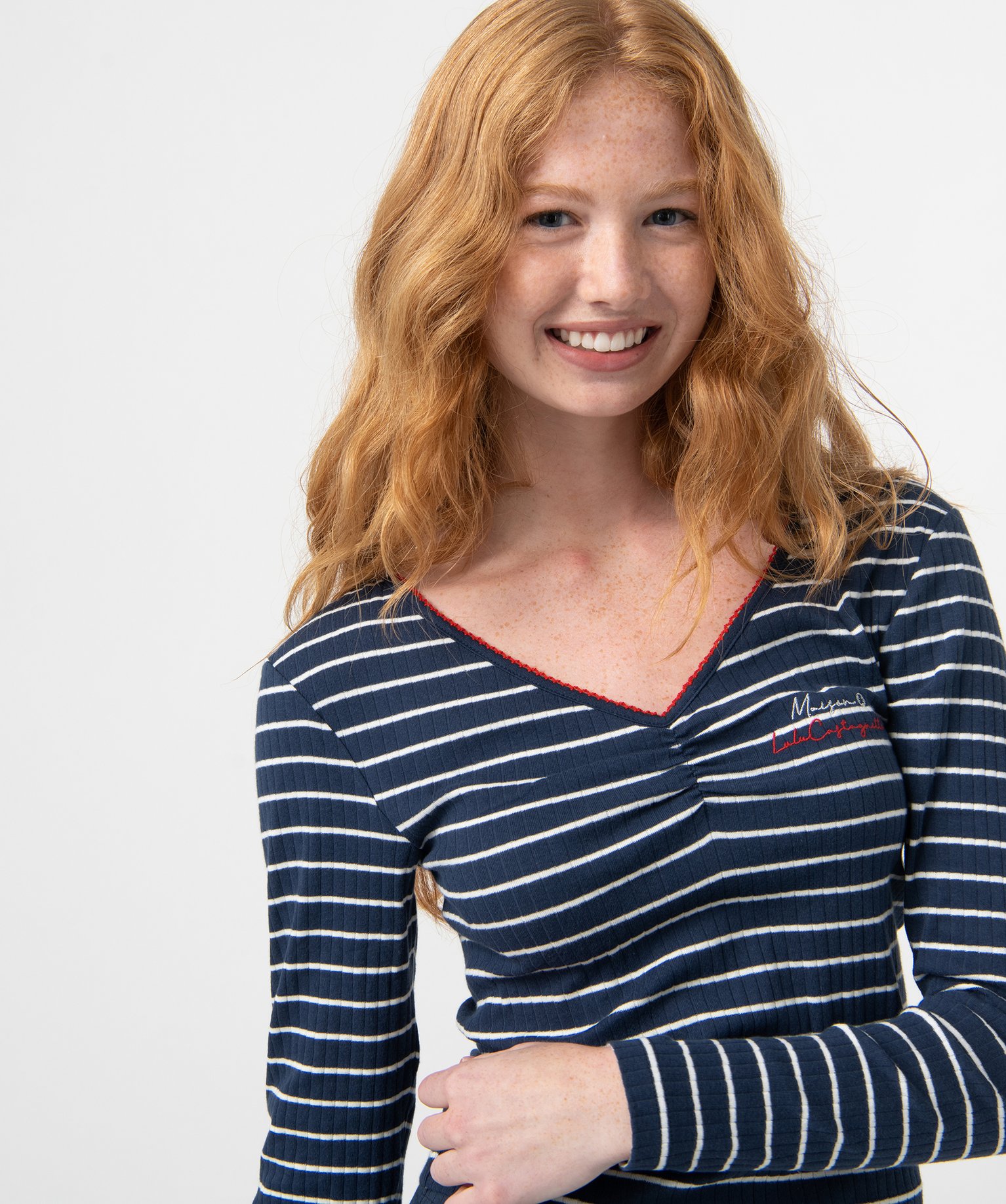 Haut de pyjama femme - LuluCastagnette raye | GEMO