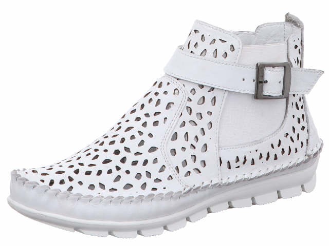 GEMINI Stiefeletten weiss