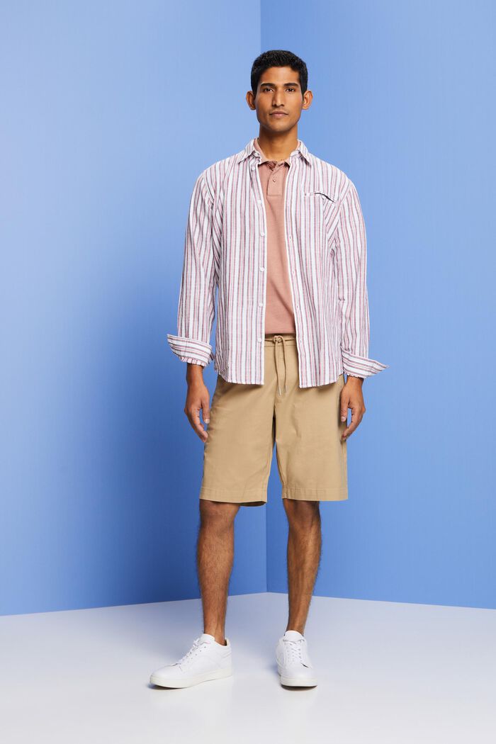 Shorts aus Baumwolltwill