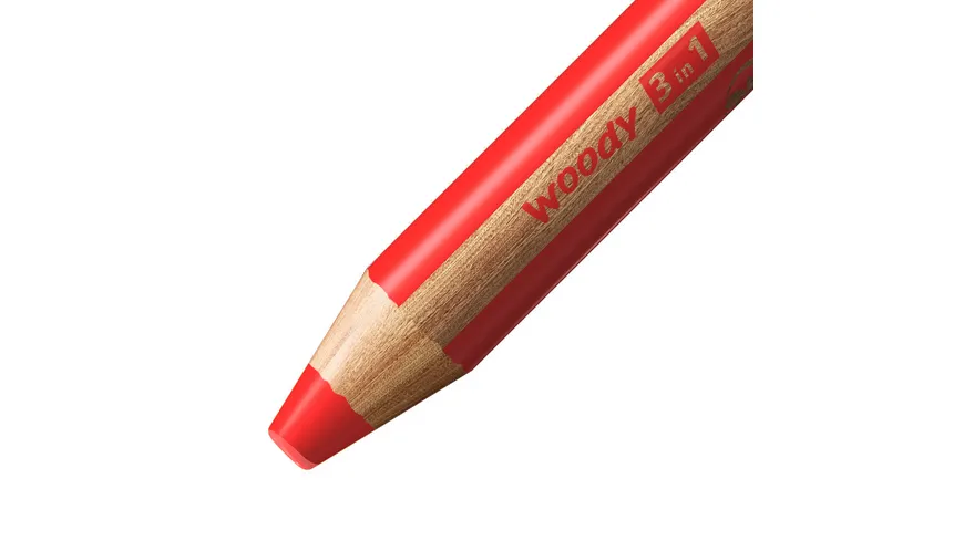 STABILO® Buntstift, Wasserfarbe & Wachsmalkreide - STABILO woody 3 in 1 - 10er Pack - mit 10 verschiedenen Farben sortiert
