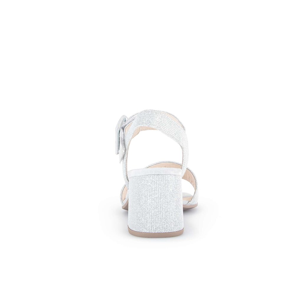 Gabor fashion Riemchensandale silber
