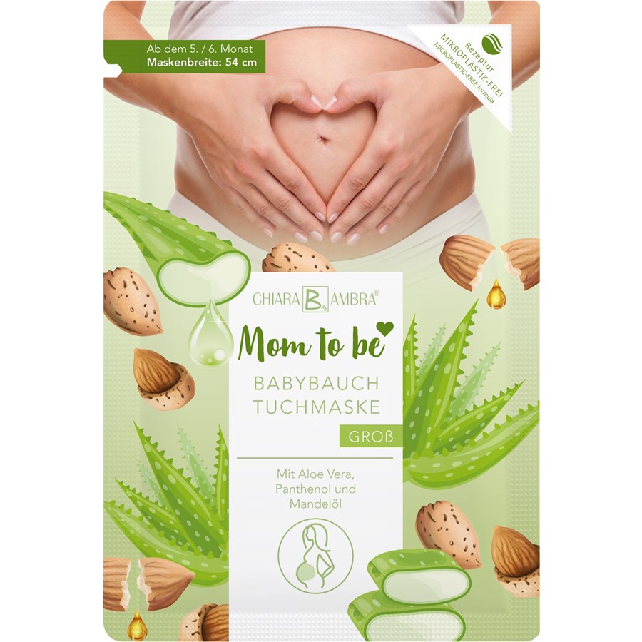 Babybauch Tuchmaske Groß
