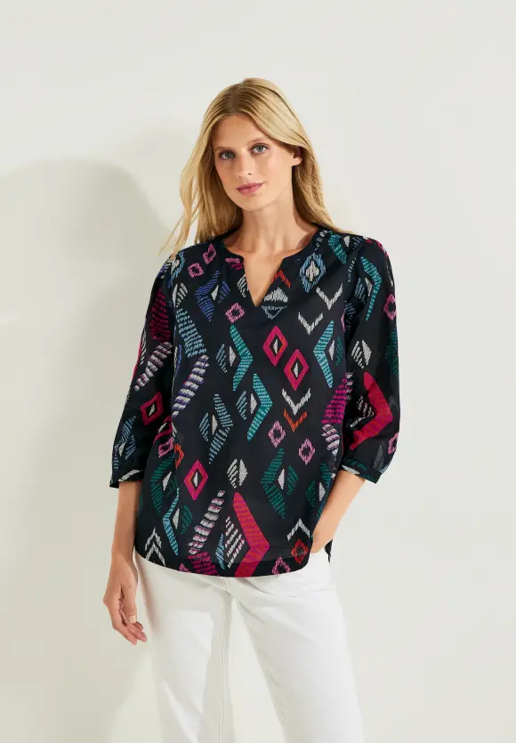 CECIL Printbluse in Baumwolle