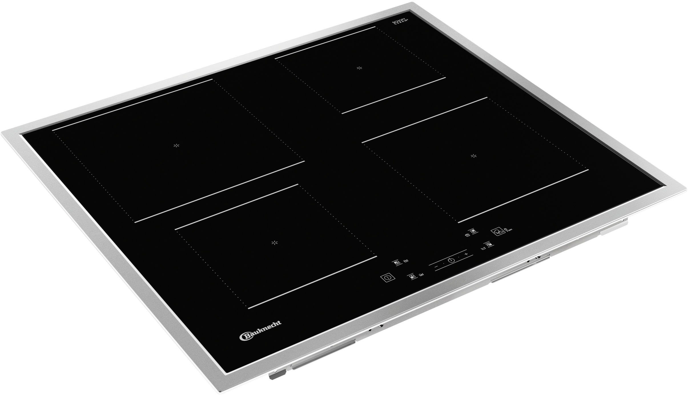 BAUKNECHT Backofen-Set BAKO 800 PYRO IND, mit 2-fach-Teleskopauszug, Pyrolyse-Selbstreinigung