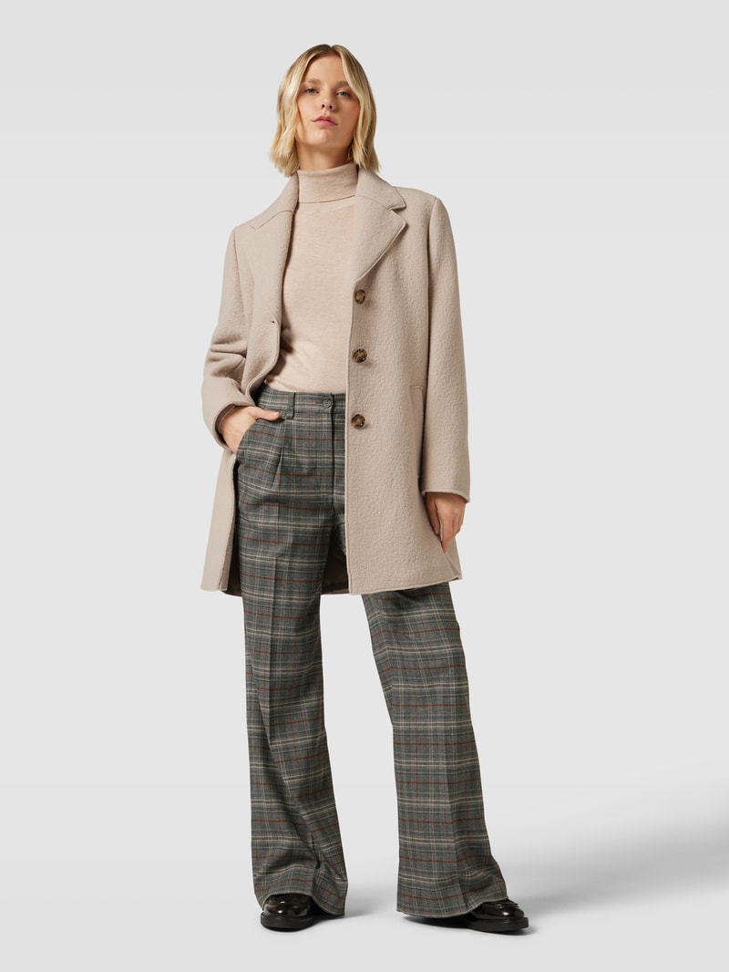 Jacke mit Knopfleiste in beige