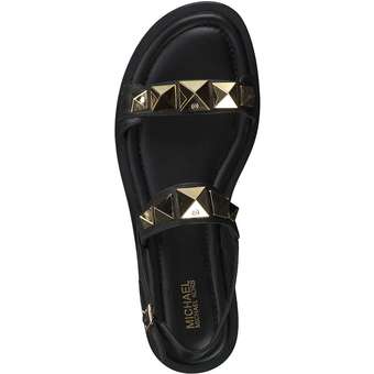 Michael Kors Wren Flat Sandal in schwarz