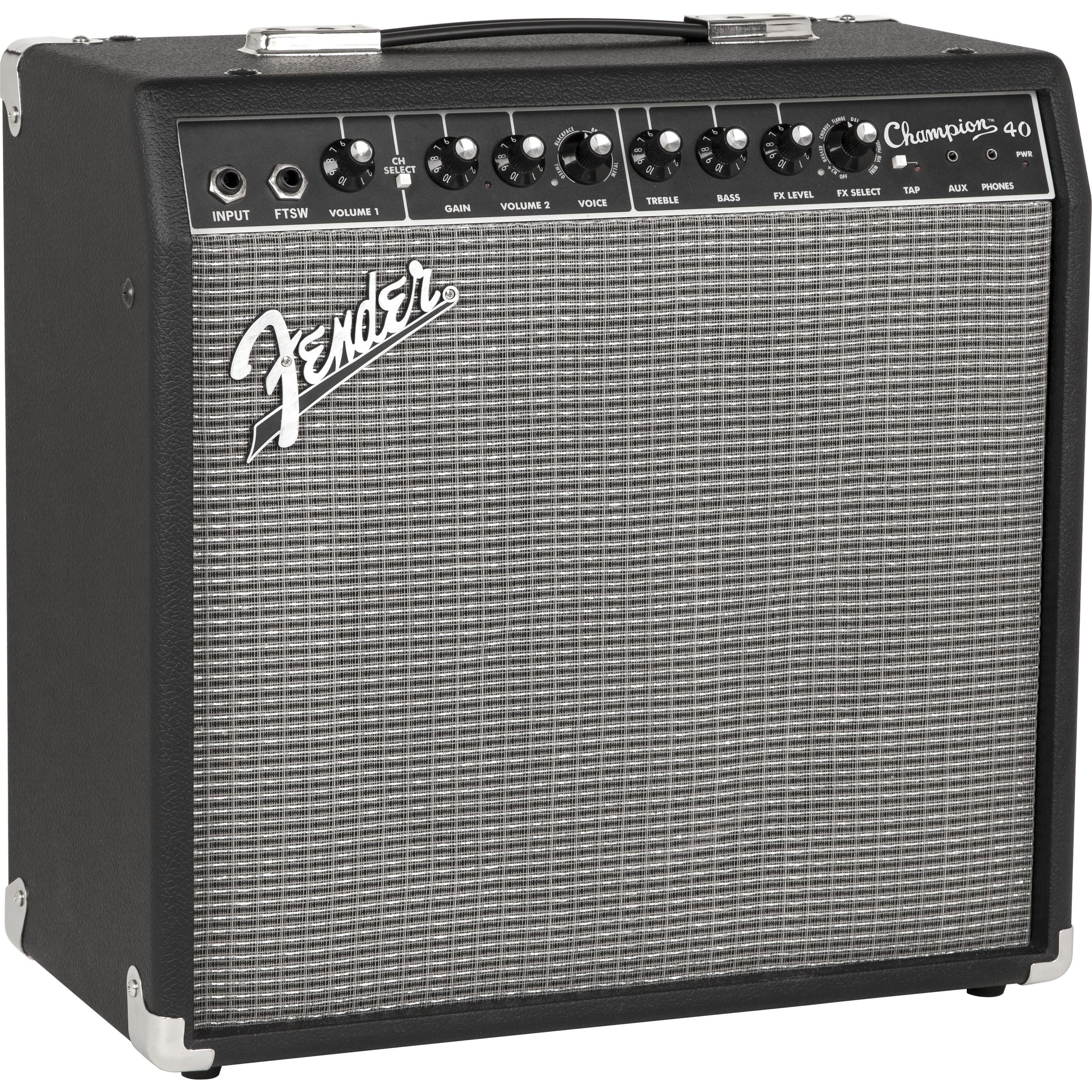 Fender Verstärker (Champion 40 Combo - Transistor Combo Verstärker für E-Gitarre)