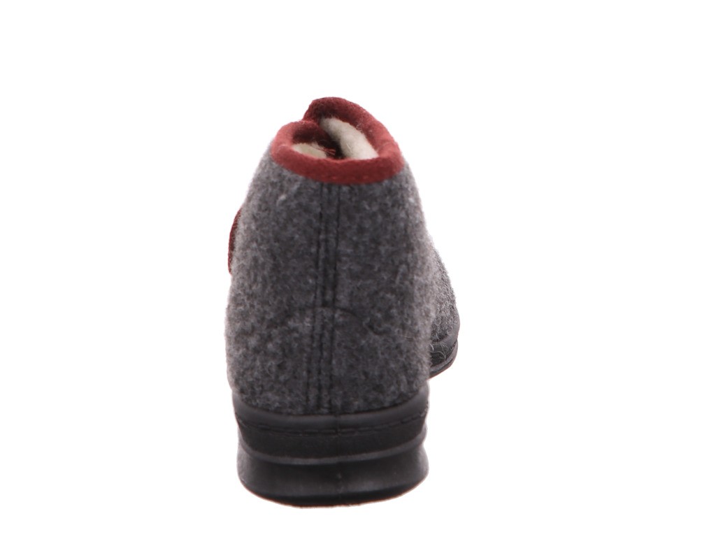 QUICK SCHUH Hausschuhe schwarz DaHaussch.h.SchaftWF