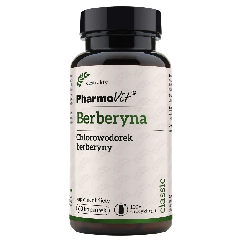 PharmoVit Classic Berberine Berberin hidrohlorid 388 mg kapsule