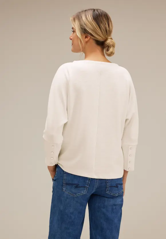 Street One Strukturshirt mit 3/4-Arm