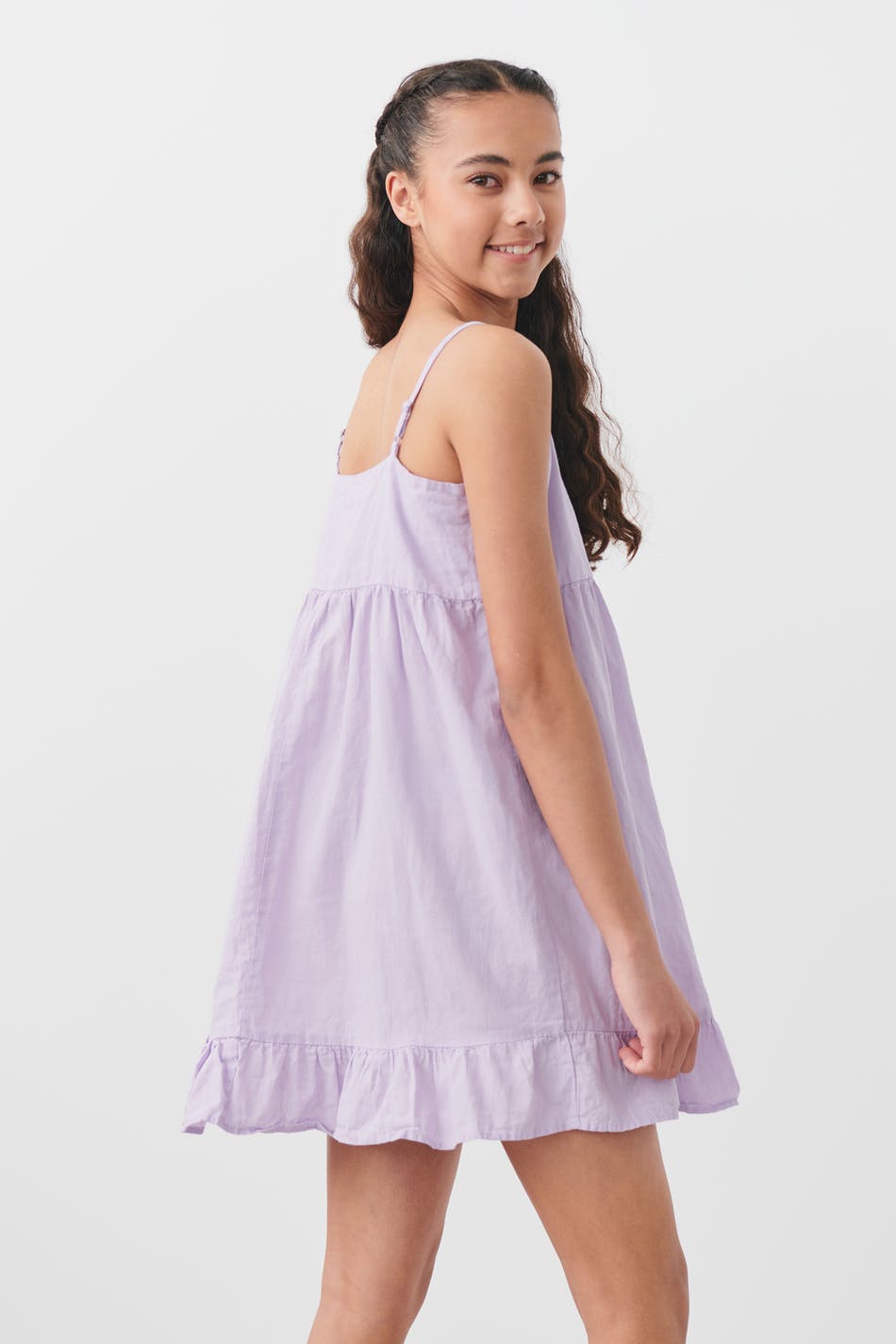 Y linenmix dress