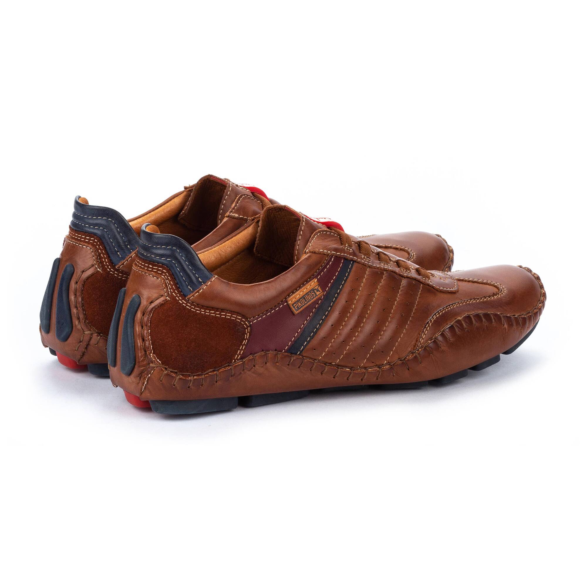 Buty sportowe męskie z gumką - SKÓRA