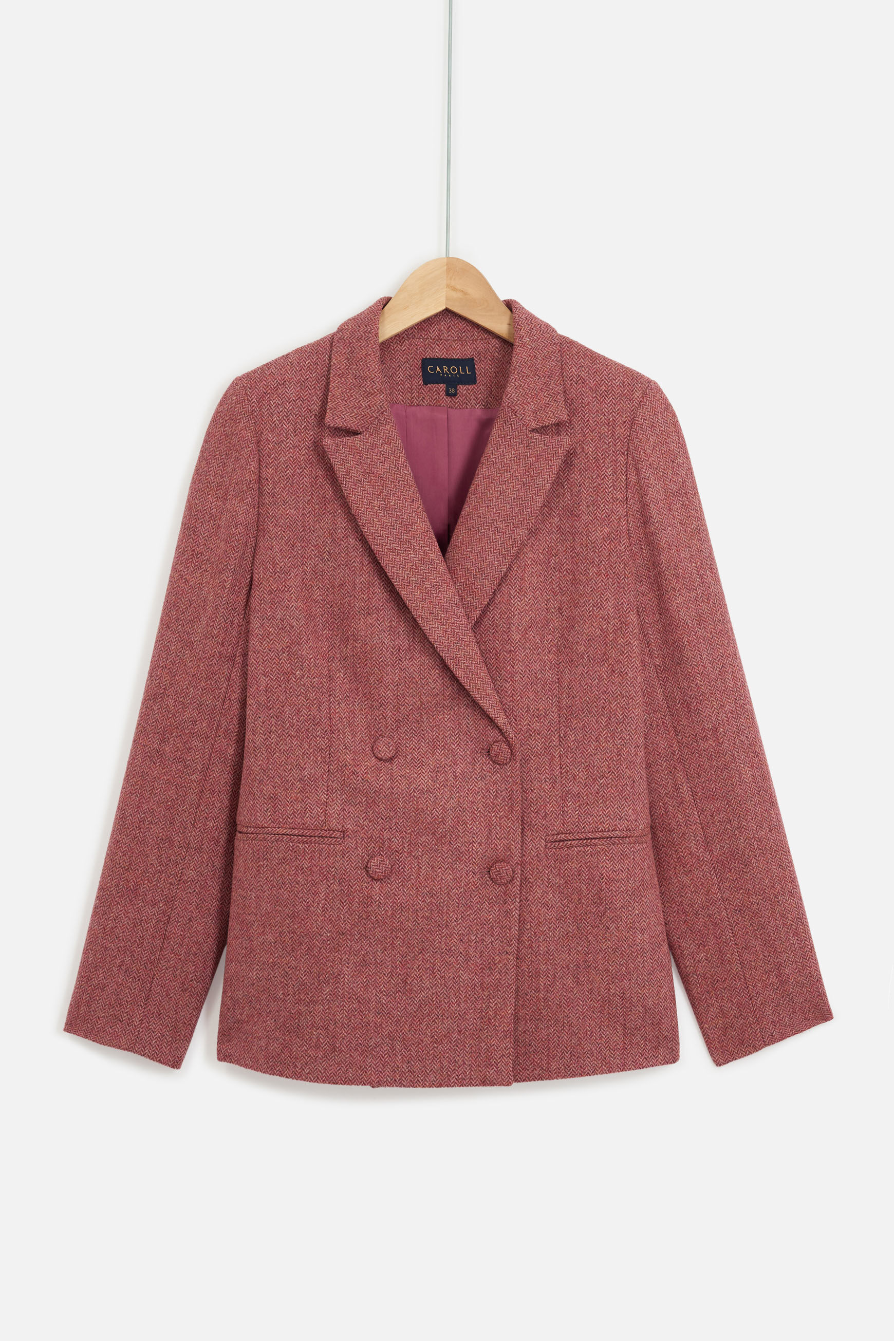 Blazer yelena rose clair femme